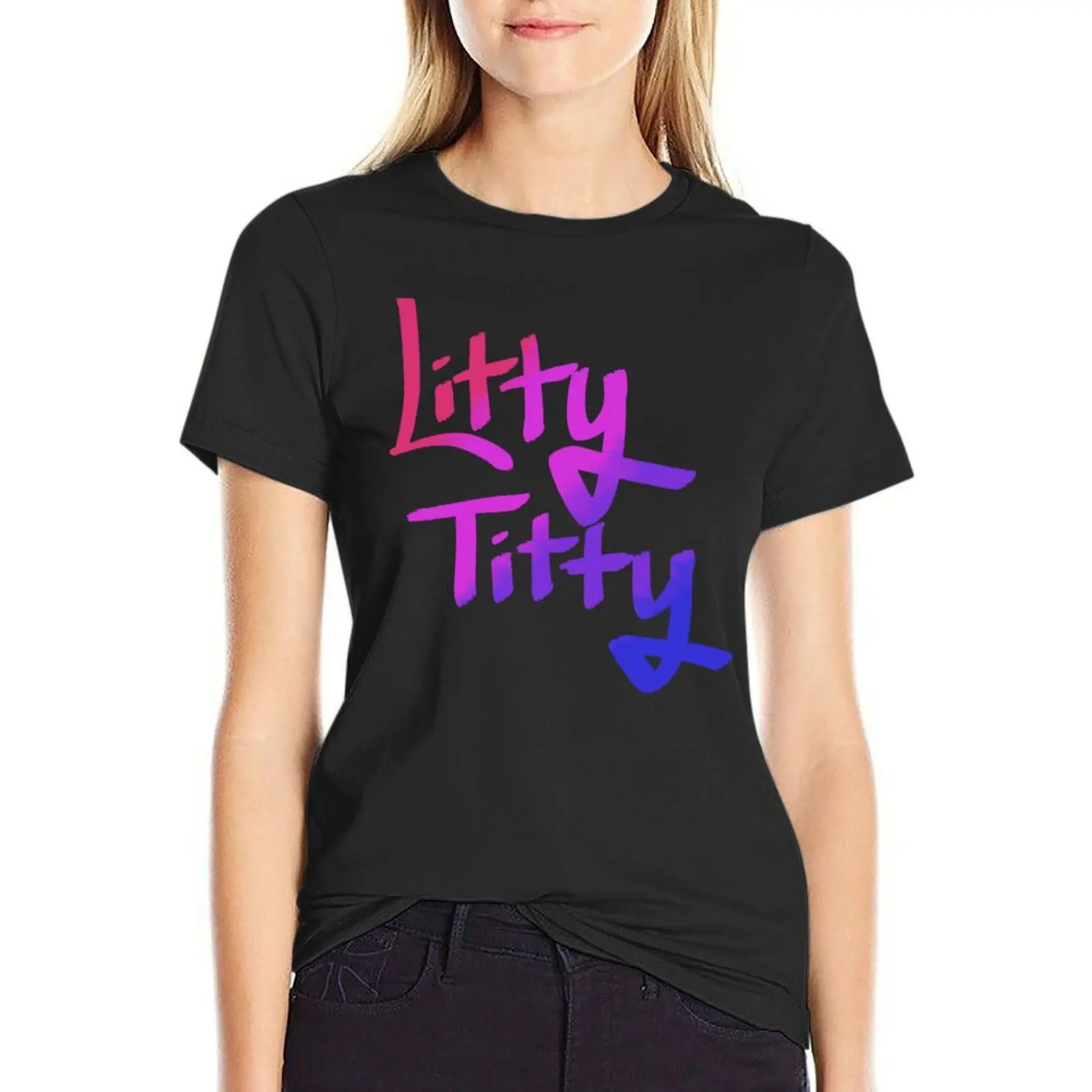 Litty Titty T-Shirt female quick-drying sublime t-shirt dress for Women plus size 
Litty Titty T-Shirt female quick-drying sublime t-shirt dress for Women plus size