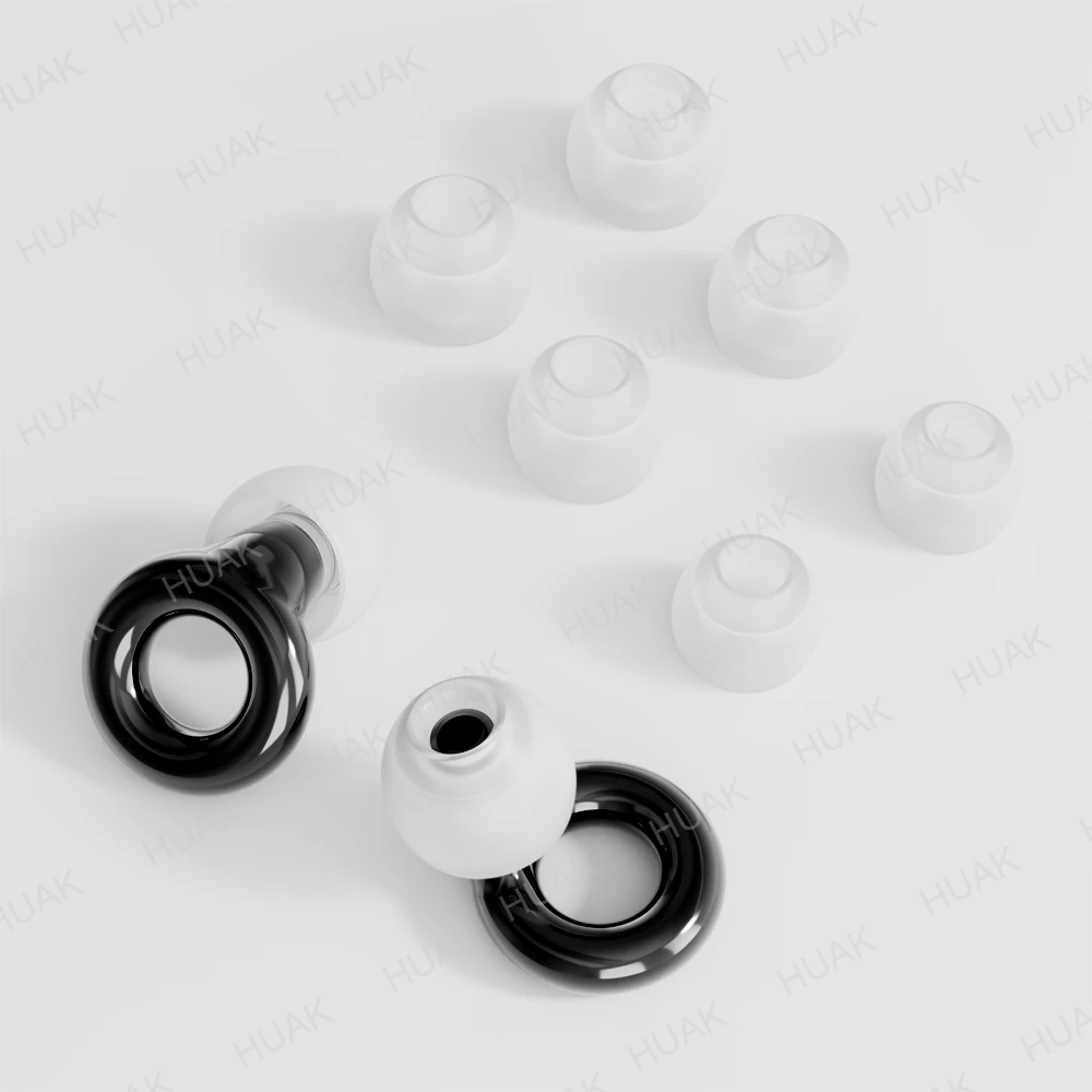 HUAK 1 Set High-Fidelity Ear Plugs with Extra Coverage for Swimming Sleeping Learning Concerts - Ear Tips Sizes XS/S/M/L Include
HUAK 1 Set High-Fidelity Ear Plugs with Extra Coverage for Swimming Sleeping Learning Concerts - Ear Tips Sizes XS/S/M/L Include