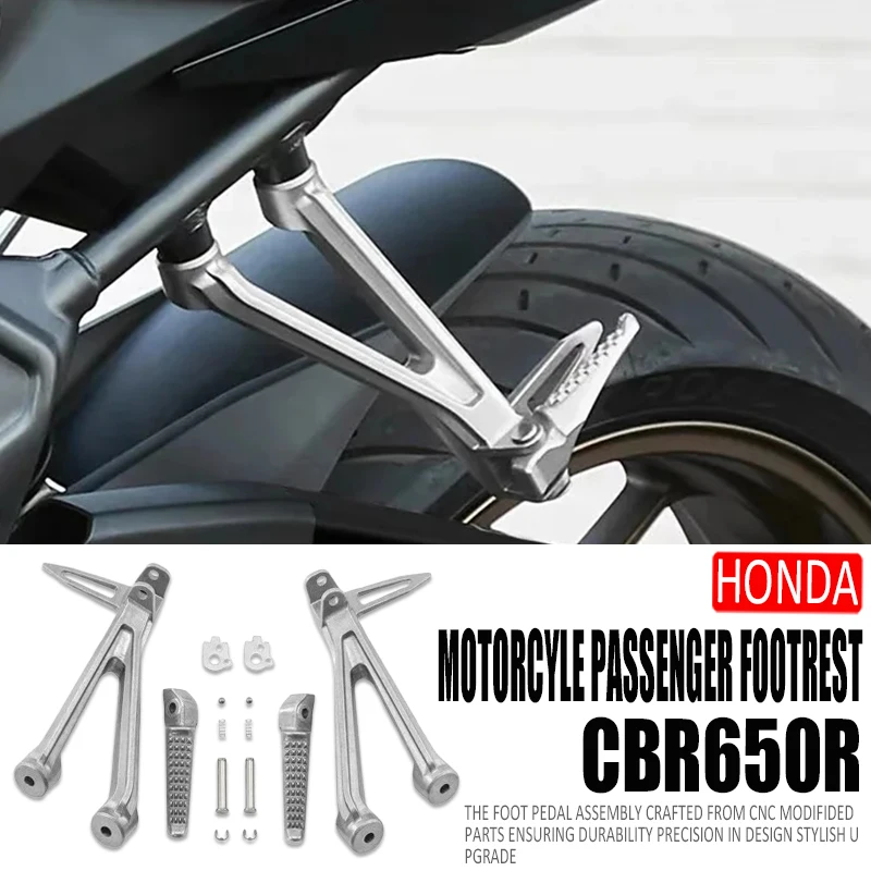 For Honda CB650R CBR650R 2019-2023 2020 2021 2022 New Motorcycle Rear Passenger Footrest Foot pegs Brackets Accessories Kits
For Honda CB650R CBR650R 2019-2023 2020 2021 2022 New Motorcycle Rear Passenger Footrest Foot pegs Brackets Accessories Kits
