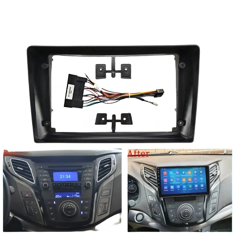 9-дюймовая автомобильная рама, адаптер для фасции для Hyundai i40 2011+, Android-радио, комплект панели для установки приборной панели
9-дюймовая автомобильная рама, адаптер для фасции для Hyundai i40 2011+, Android-радио, комплект панели для установки приборной панели
