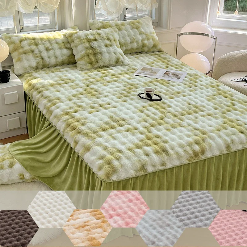 Winter Plush Warm Home Bed Skirt Anti Slip Coral Fleece Bed Edge Modern Simple Skin Friendly Mattress Protective Cover 보온 매트리스
Winter Plush Warm Home Bed Skirt Anti Slip Coral Fleece Bed Edge Modern Simple Skin Friendly Mattress Protective Cover 보온 매트리스