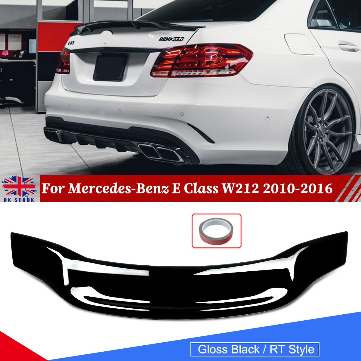 Maigickit RT Style Rear Trunk Lip Ducktail Spoiler Roof Wing For 2008 2009 2010 2011-2016 W212 E350 E500 E63 AMG Car Accessories
Maigickit RT Style Rear Trunk Lip Ducktail Spoiler Roof Wing For 2008 2009 2010 2011-2016 W212 E350 E500 E63 AMG Car Accessories