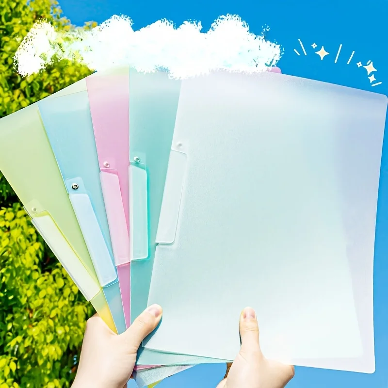 10pcs PP A4 Clipboard Multifunctional Rotating Side Open Buckle Loose Leaf Paper Memo Clip Loose Leaf File Binder Business
10pcs PP A4 Clipboard Multifunctional Rotating Side Open Buckle Loose Leaf Paper Memo Clip Loose Leaf File Binder Business
