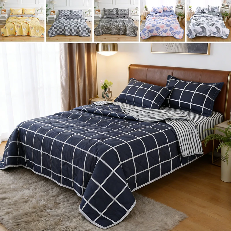 Printed Summer Quilt Lightweight Breathable Air Conditioning Comforter Single Double Bed Cover Washable Skin Friendly Bedding
Printed Summer Quilt Lightweight Breathable Air Conditioning Comforter Single Double Bed Cover Washable Skin Friendly Bedding