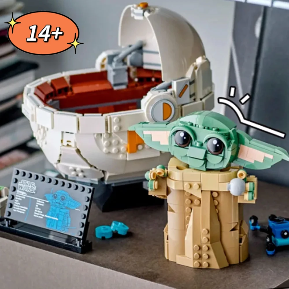 MINISO MOC 1048pcs Cartoon Series Grogu with Hover Pram Model Building Block Ancient Set Assembled Toy Children's Birthday Gift
MINISO MOC 1048pcs Cartoon Series Grogu with Hover Pram Model Building Block Ancient Set Assembled Toy Children's Birthday Gift