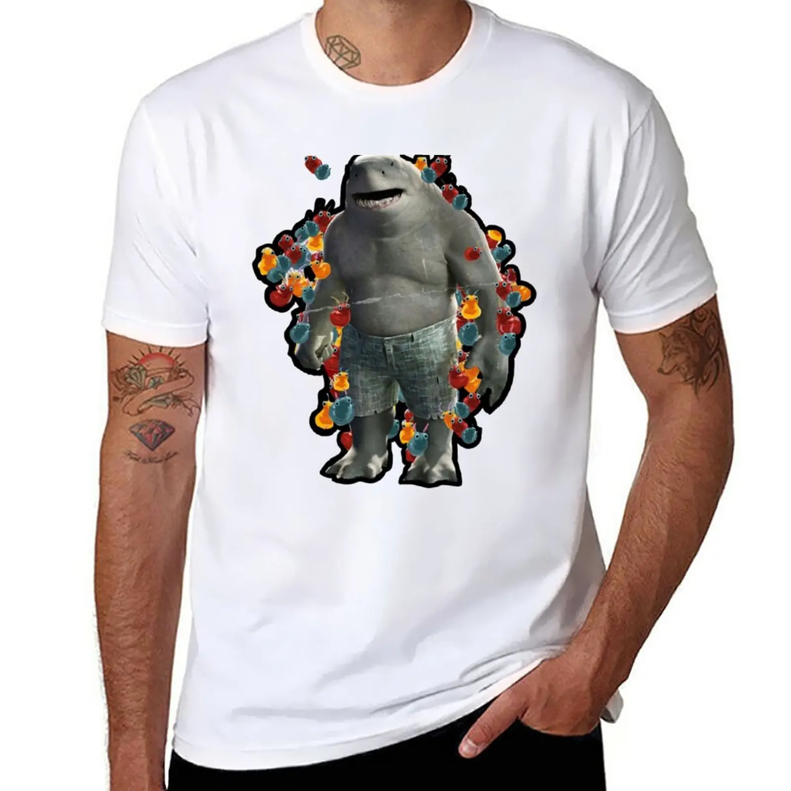 Футболка King Shark, тяжелая блузка, летняя одежда для мальчика, футболки для мужчин, хлопок
Футболка King Shark, тяжелая блузка, летняя одежда для мальчика, футболки для мужчин, хлопок