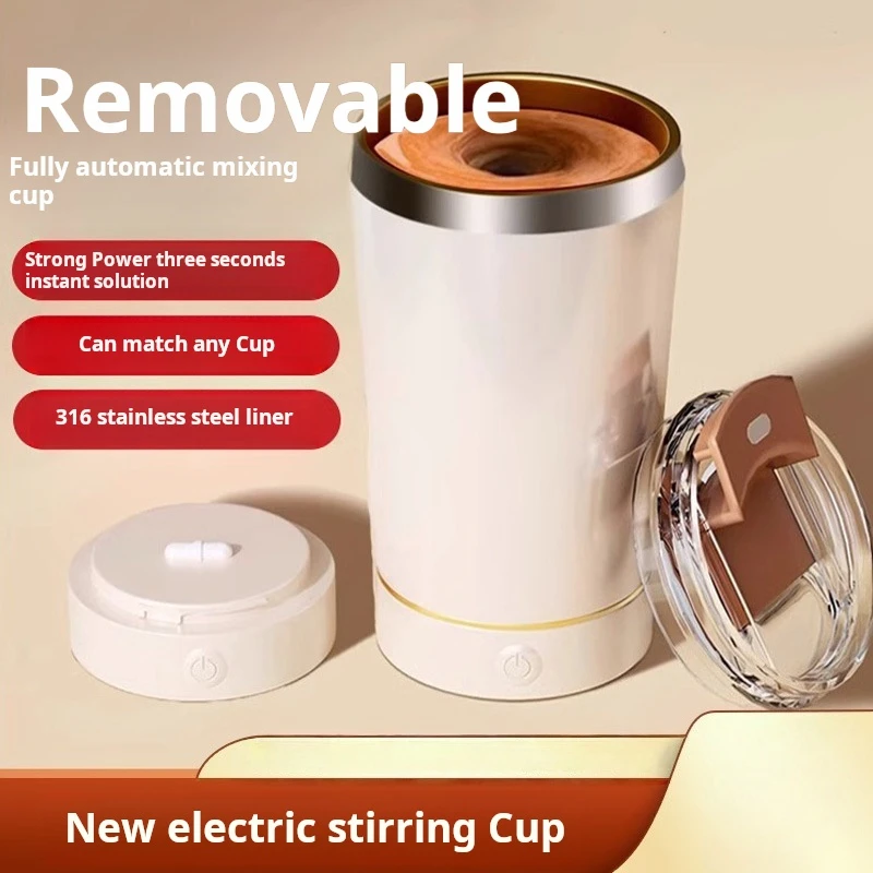 Auto Stirring Mug 400ml Electric USB-C Rechargeable 316 Stainless Steel Cup with Detachable Base Multi Use for Office Home Car
Auto Stirring Mug 400ml Electric USB-C Rechargeable 316 Stainless Steel Cup with Detachable Base Multi Use for Office Home Car