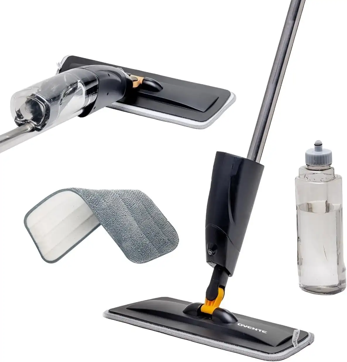 Spray Mop for Floor Cleaning with 650ml Refillable Bottle, Washable and Reusable Microfiber Pad, Cordless Multi-Surface Floor Cl
Spray Mop for Floor Cleaning with 650ml Refillable Bottle, Washable and Reusable Microfiber Pad, Cordless Multi-Surface Floor Cl