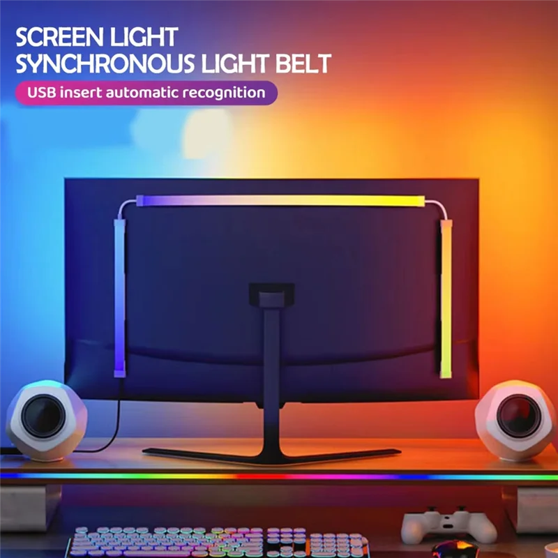 BYBS-Sync Strip Smart Ambient Lighting Lights PC Display Backlight Lights Party Screen Light
BYBS-Sync Strip Smart Ambient Lighting Lights PC Display Backlight Lights Party Screen Light