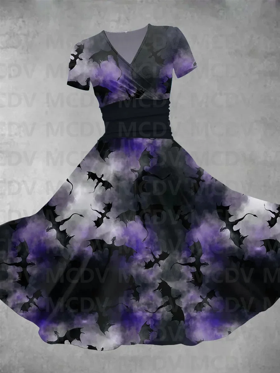 Women's DND Game Print Maxi Dress 3D Printed Sexy V-neck Dress Female Dresses
Women's DND Game Print Maxi Dress 3D Printed Sexy V-neck Dress Female Dresses