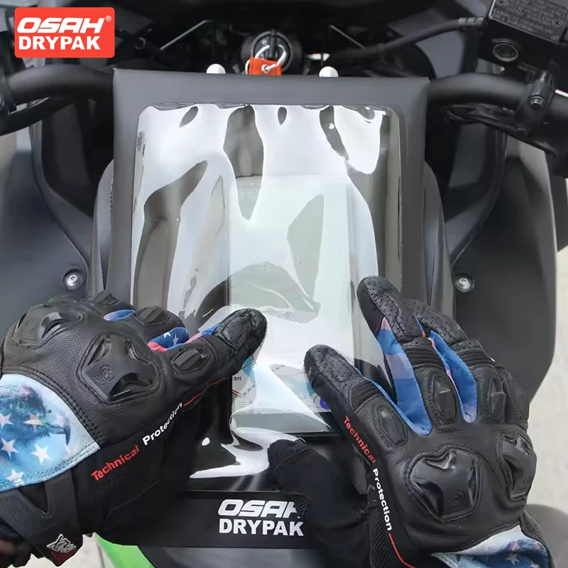 OSAH Motorcycle Bag Waterproof Mobile Phone Bag Map Navigation Package Front Oil Tank Hang Pack Outdoor Riding Gears Accessories
OSAH Motorcycle Bag Waterproof Mobile Phone Bag Map Navigation Package Front Oil Tank Hang Pack Outdoor Riding Gears Accessories