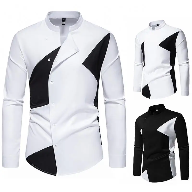 Men's Collar Long Swedish Shirt Casual Style Casual Wind Resistant Deformation Non Deformable Other Pattern Splicing Color
Men's Collar Long Swedish Shirt Casual Style Casual Wind Resistant Deformation Non Deformable Other Pattern Splicing Color