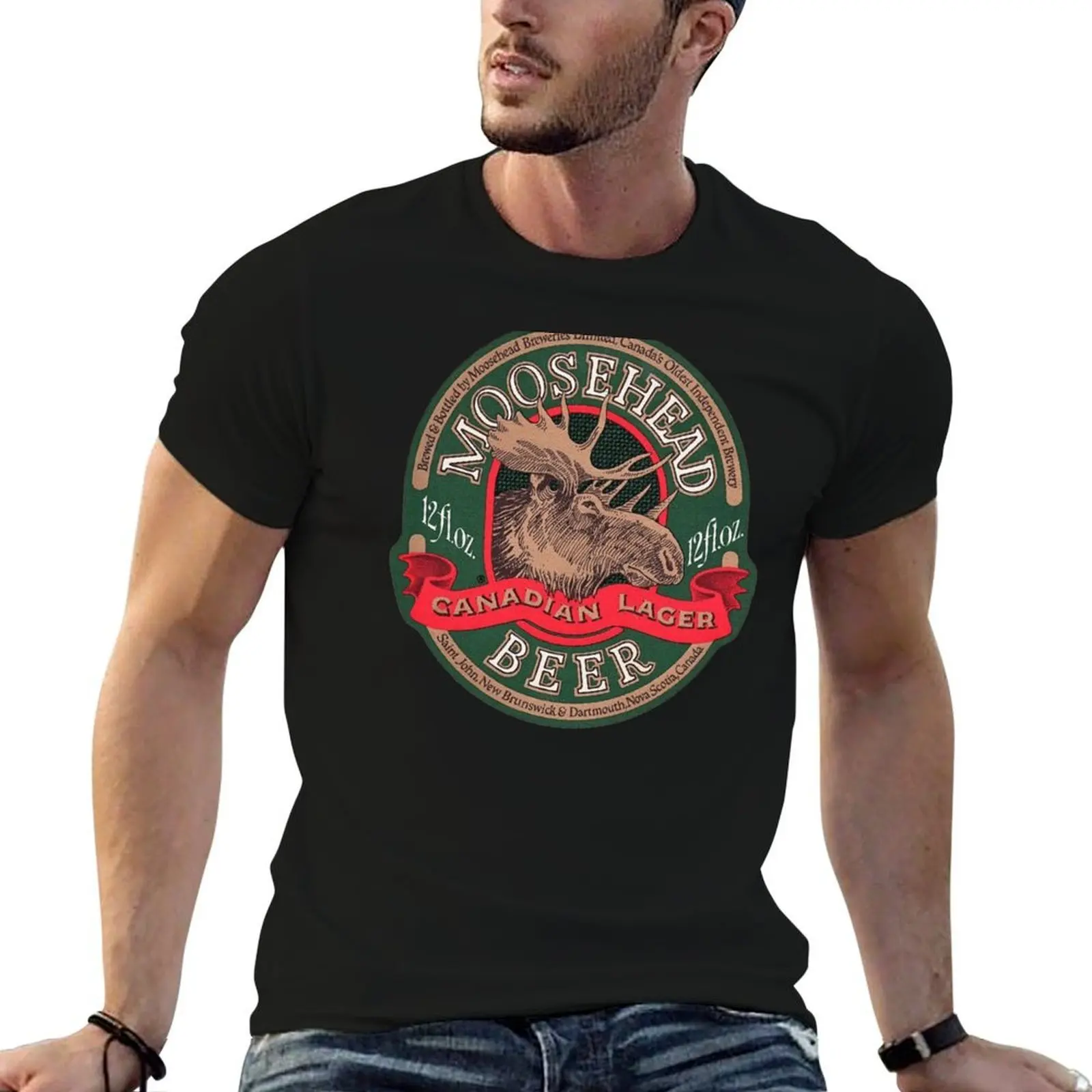 MOOSEHEAD Canadian Lager label T-Shirt man t shirts for men printed t shirts for man t shirts for man cotton funny T-Shirt
MOOSEHEAD Canadian Lager label T-Shirt man t shirts for men printed t shirts for man t shirts for man cotton funny T-Shirt