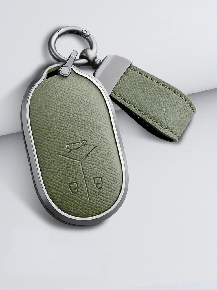 Suitable For NIO ES8 2023 2024 Minimalist Style Aluminum Alloy + Leather Car Remote Key Case Cover
Suitable For NIO ES8 2023 2024 Minimalist Style Aluminum Alloy + Leather Car Remote Key Case Cover