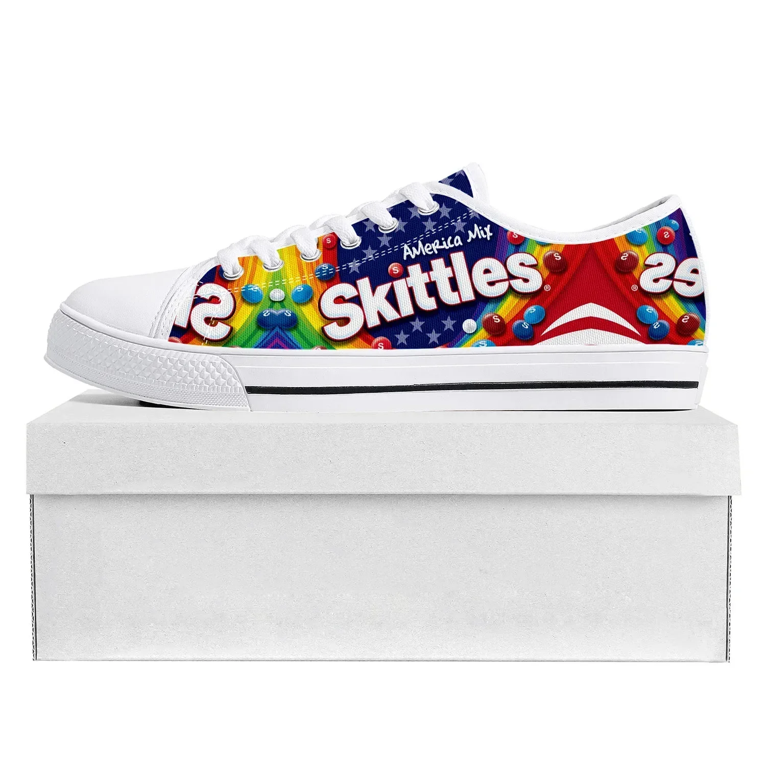 Skittles Fruity Candy Low Top High Quality Sneakers Mens Womens Teenager Tailor-made Shoe Canvas Sneaker Casual Couple Shoes
Skittles Fruity Candy Low Top High Quality Sneakers Mens Womens Teenager Tailor-made Shoe Canvas Sneaker Casual Couple Shoes