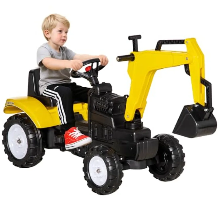 Ride On Excavator Pedal Digger Construction Truck with Horn for and Toddlers 3+ Yellow
Ride On Excavator Pedal Digger Construction Truck with Horn for and Toddlers 3+ Yellow