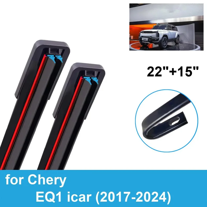 Car Wiper for Chery EQ1 icar 2017-2024 22" + 15" Front Rear Wiper Blades Brushes Cutter Accessories 2020 2021 2022 2023 2024
Car Wiper for Chery EQ1 icar 2017-2024 22" + 15" Front Rear Wiper Blades Brushes Cutter Accessories 2020 2021 2022 2023 2024