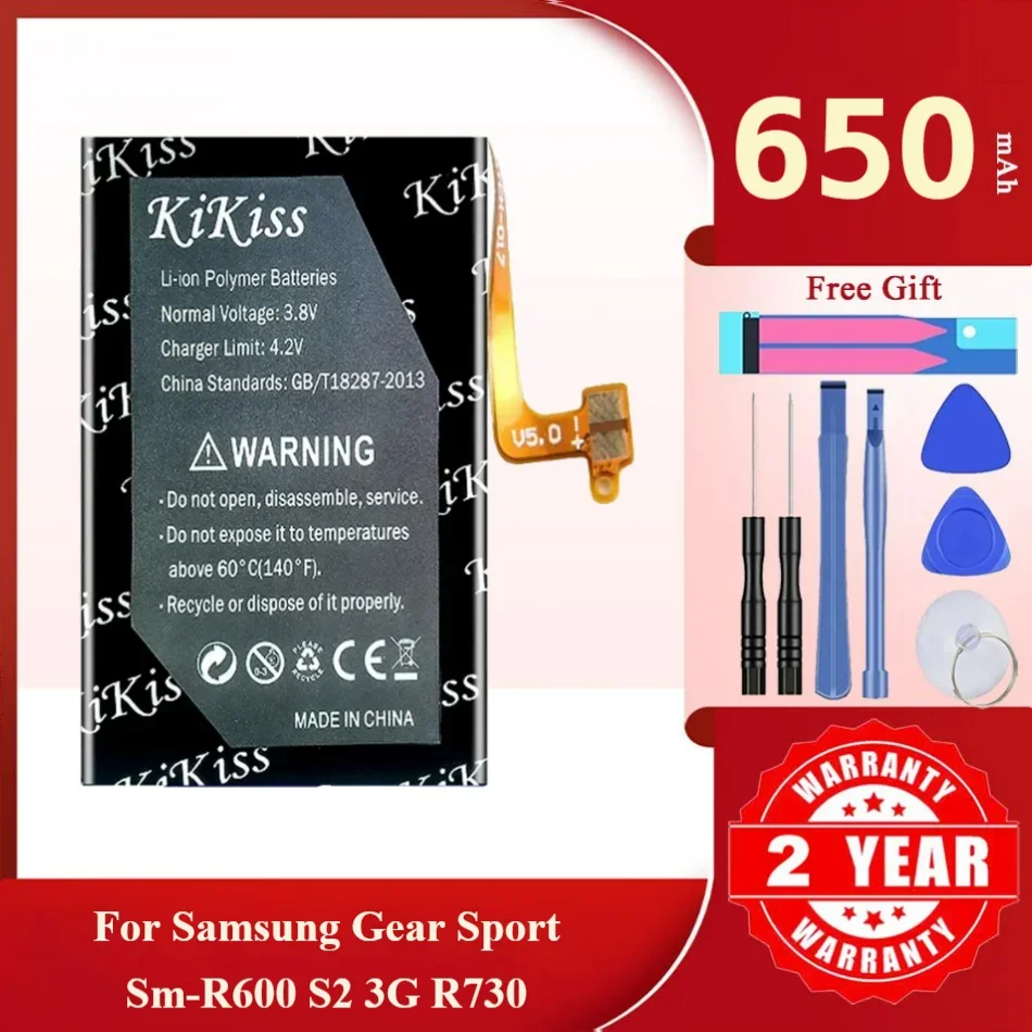 Мощный аккумулятор KiKiss на 650 мАч EB-BR730ABE для Samsung Gear Sport SM-R600 S2 3G R730 SM-R730A R730V SM-R730S SM-R730T SM-R735T
Мощный аккумулятор KiKiss на 650 мАч EB-BR730ABE для Samsung Gear Sport SM-R600 S2 3G R730 SM-R730A R730V SM-R730S SM-R730T SM-R735T