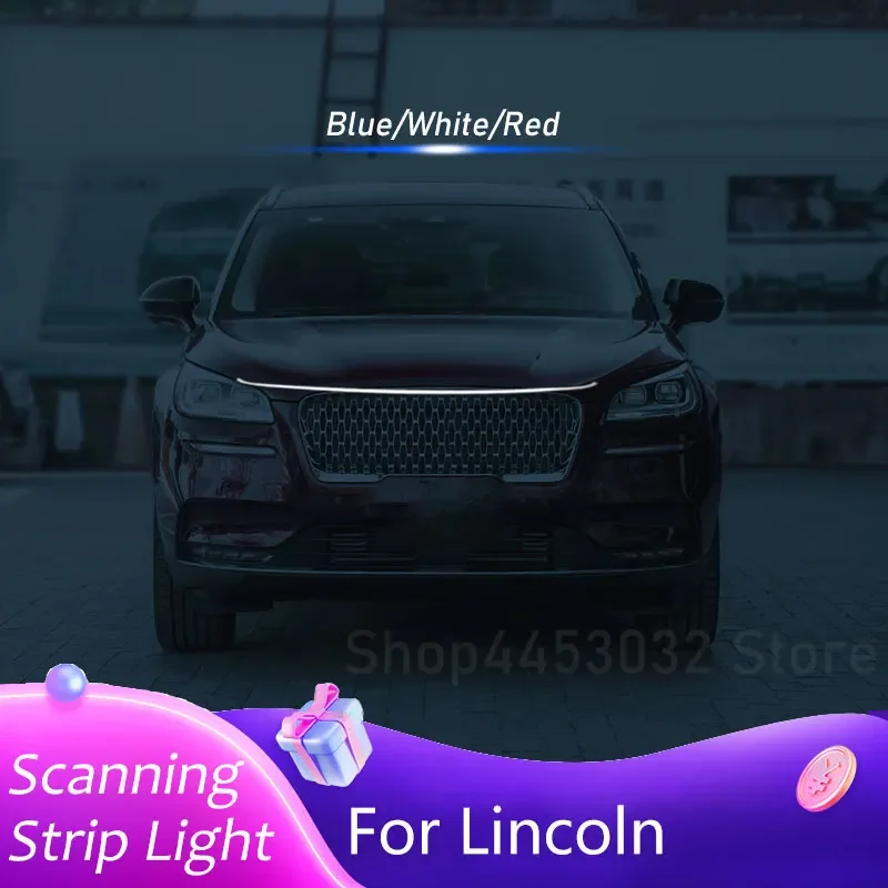 DRL Car LED Hood Light Strip For Lincoln Navigator MKS Mark LT MKS Town Daytime Running Lights Start Scanning Lamp Accessories
DRL Car LED Hood Light Strip For Lincoln Navigator MKS Mark LT MKS Town Daytime Running Lights Start Scanning Lamp Accessories