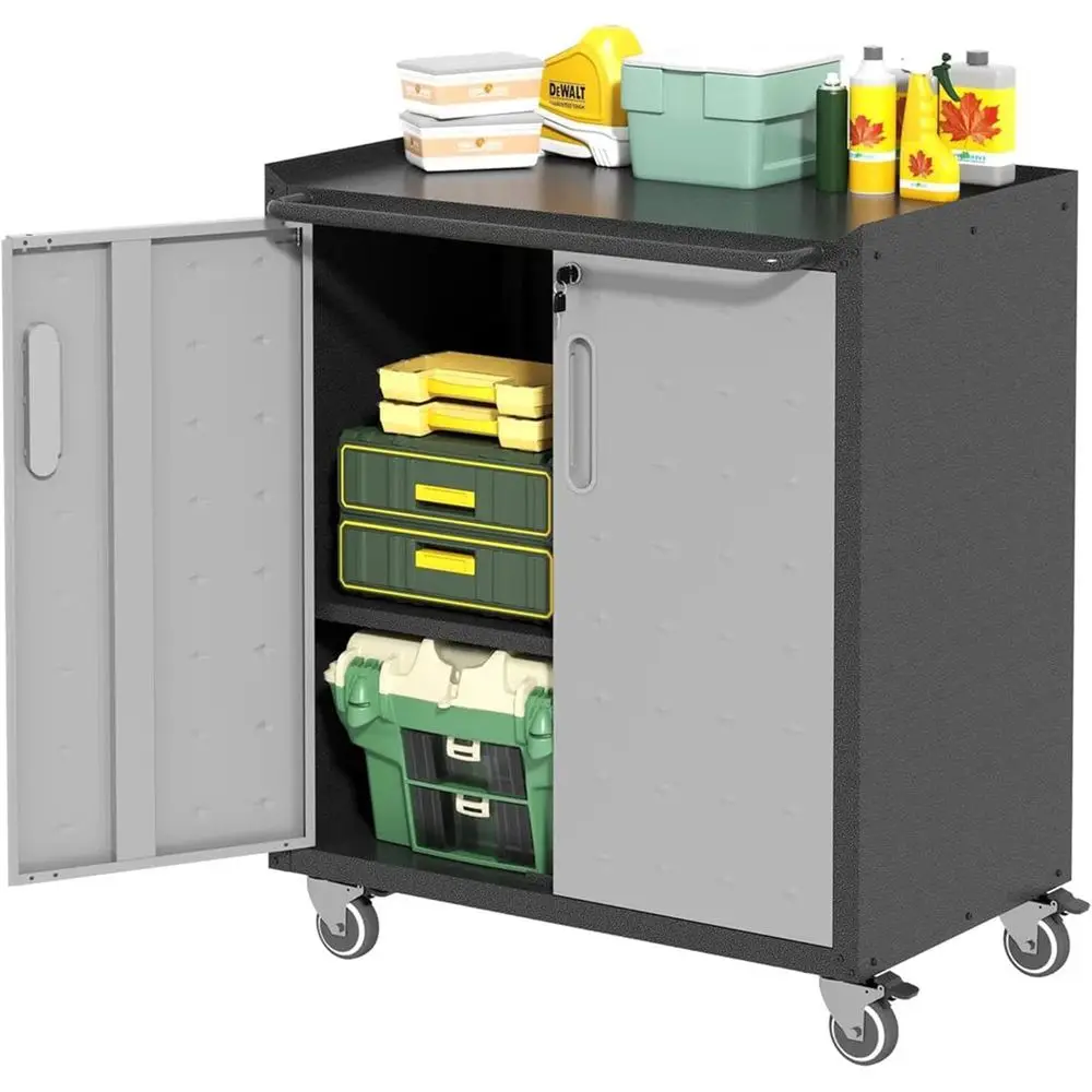 Garage Tool Storage Cabinet,Mobile Heavy Duty Metal Tool Chests & Cabiwith Lockable Do,Black & Gray Rolling Tool Cabiwith Wheels
Garage Tool Storage Cabinet,Mobile Heavy Duty Metal Tool Chests & Cabiwith Lockable Do,Black & Gray Rolling Tool Cabiwith Wheels