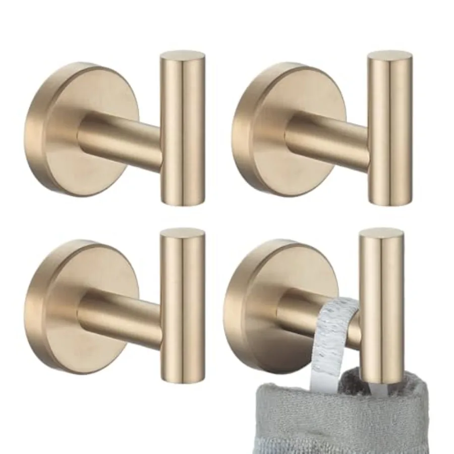 Bathroom Towel Hook Coat Robe Clothes Hook for Bathroom Wall Mounted of SUS 304 Stainless Steel 0.8mm TH100-CB-P4
Bathroom Towel Hook Coat Robe Clothes Hook for Bathroom Wall Mounted of SUS 304 Stainless Steel 0.8mm TH100-CB-P4