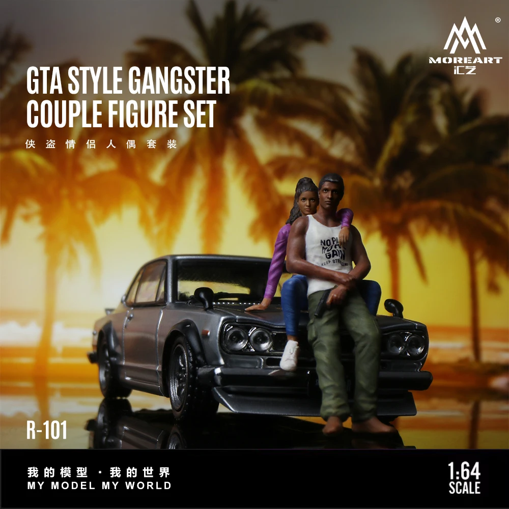 *Pre-order*MoreArt 1:64 GTA Couple Figurine Resin Model Set Mini Character Decor for Diorama & Collection
*Pre-order*MoreArt 1:64 GTA Couple Figurine Resin Model Set Mini Character Decor for Diorama & Collection