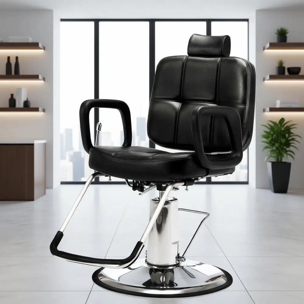 Heavy-Duty Hydraulic Recline Chair for Barbers, Stylists, and Tattoo Artists with Shampoo and Beauty Equipment
Heavy-Duty Hydraulic Recline Chair for Barbers, Stylists, and Tattoo Artists with Shampoo and Beauty Equipment