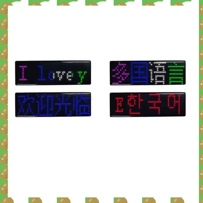 T36C Multilingual LED Digital Badge USB Rechargeable DIY Programmable Text Name Badge Scrolling Tag Sign Module Display
T36C Multilingual LED Digital Badge USB Rechargeable DIY Programmable Text Name Badge Scrolling Tag Sign Module Display
