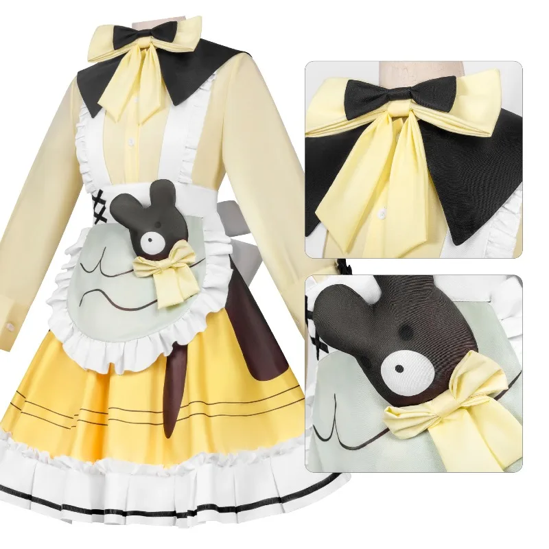 New Anime Cosplay Costume Cute Cartoon Lapel Skirt Apron Bow Headwear Suit Halloween Theme Party Role Playing Outfits for Girls
New Anime Cosplay Costume Cute Cartoon Lapel Skirt Apron Bow Headwear Suit Halloween Theme Party Role Playing Outfits for Girls