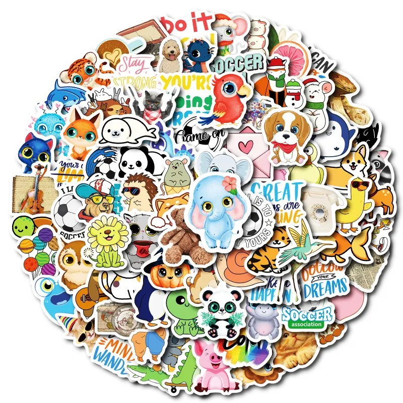 100pcs Cartoon Doodle Laptop Suitcase Office Desk Water Cup Children Creative Decoration Waterproof Sticker Holiday Gift
100pcs Cartoon Doodle Laptop Suitcase Office Desk Water Cup Children Creative Decoration Waterproof Sticker Holiday Gift