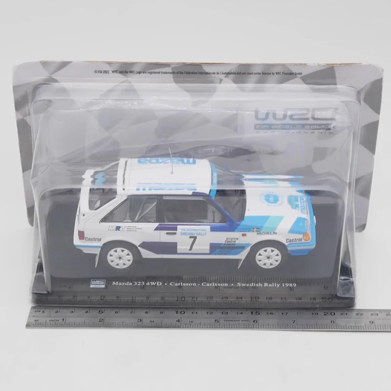 IXO 1:24 Mazda 323 4WD WRC 1989 модель раллийного автомобиля из сплава, статическая коллекция, украшенные праздничные подарки, игрушки
IXO 1:24 Mazda 323 4WD WRC 1989 модель раллийного автомобиля из сплава, статическая коллекция, украшенные праздничные подарки, игрушки