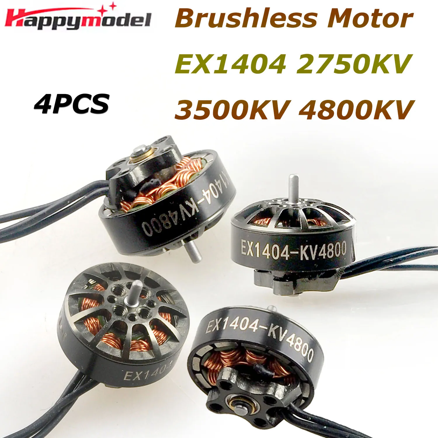 HappyModel Brushless Motor EX1404 2750KV 3500KV 4800KV 3-4S CW CCW with 1.5mm Shaft for RC FPV Drones Micro Long Range LR4 Parts
HappyModel Brushless Motor EX1404 2750KV 3500KV 4800KV 3-4S CW CCW with 1.5mm Shaft for RC FPV Drones Micro Long Range LR4 Parts