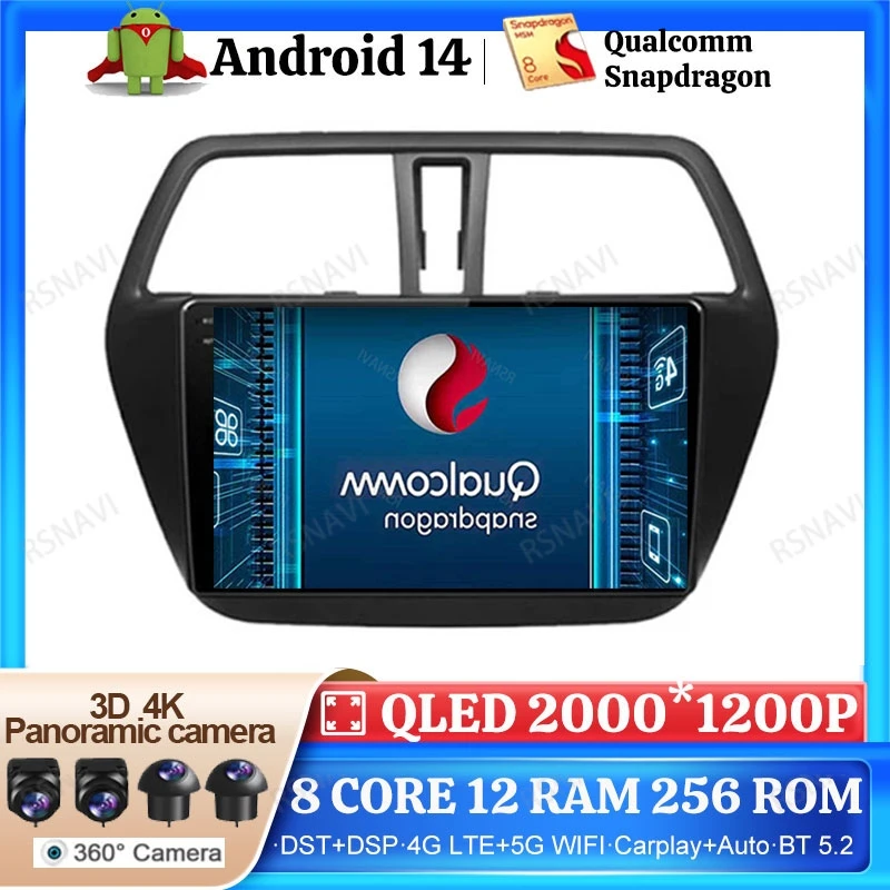 Android 14 Car Radio For Suzuki SX4 2 S-Cross 2012 - 2016 DSP Multimedia Head Unit Navigation 5G WIFI BT 2DIN DVD Stereo GPS
Android 14 Car Radio For Suzuki SX4 2 S-Cross 2012 - 2016 DSP Multimedia Head Unit Navigation 5G WIFI BT 2DIN DVD Stereo GPS