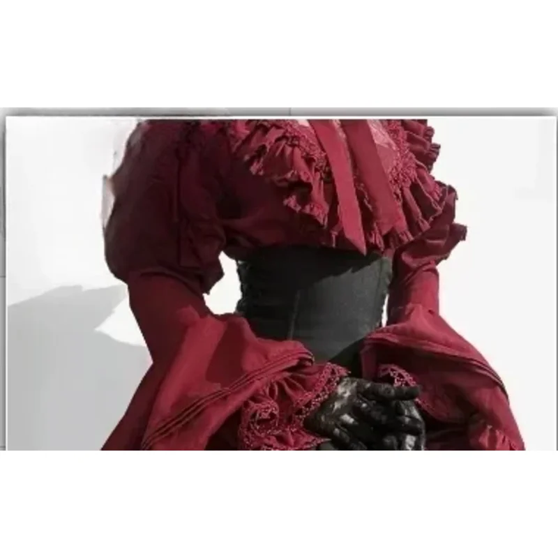 CyGothic Рубашка Y2k Топ Лолита для девочек Юбка-зонтик с рюшами и высокой талией Длинная юбка большого размера с рогом и длинными рукавами Элегантная блузка 2025 
CyGothic Рубашка Y2k Топ Лолита для девочек Юбка-зонтик с рюшами и высокой талией Длинная юбка большого размера с рогом и длинными рукавами Элегантная блузка 2025