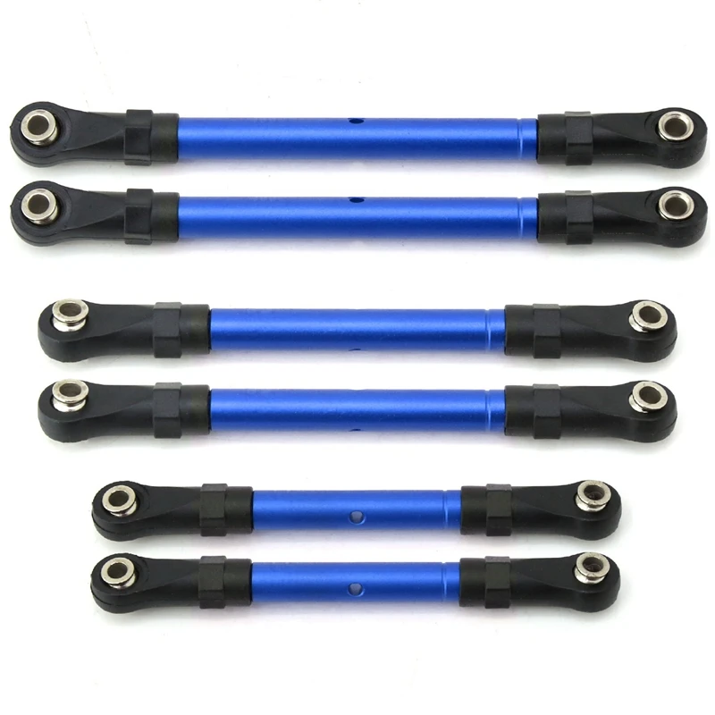 Adjustable Front & Rear Pull Rod Link Tie Rod Steering Rod For Traxxas Hoss/Slash/Rustler 4WD RC Car Upgrade Spare Parts Blue
Adjustable Front & Rear Pull Rod Link Tie Rod Steering Rod For Traxxas Hoss/Slash/Rustler 4WD RC Car Upgrade Spare Parts Blue