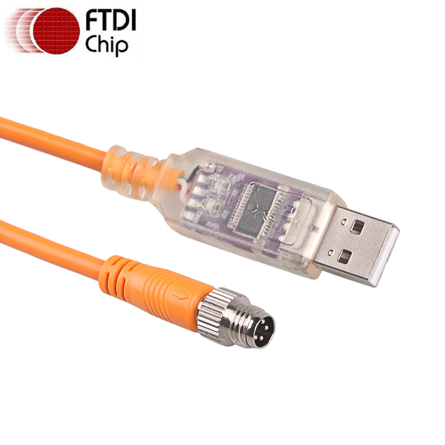 Industrial FTDI FT232R USB to M8 4pin Aviation RS232 Serial Communication PLC Cable for SICK Safety Controller Sensor Actuator
Industrial FTDI FT232R USB to M8 4pin Aviation RS232 Serial Communication PLC Cable for SICK Safety Controller Sensor Actuator