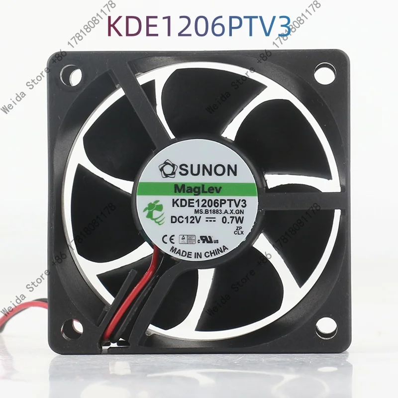 Jianzhun SUNON 6025 KDE1206PTV3 12V 0.7W 6CM 60X60X25MM Silent Magnetic Suspension Cooling Fan
Jianzhun SUNON 6025 KDE1206PTV3 12V 0.7W 6CM 60X60X25MM Silent Magnetic Suspension Cooling Fan