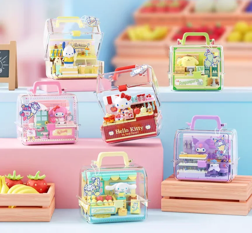 New Sanrio Blind Box Portable Carry Case Fruit Shop Theme Hello Kitty My Melody Desktop Display Ornament Decor Gift For Fans
New Sanrio Blind Box Portable Carry Case Fruit Shop Theme Hello Kitty My Melody Desktop Display Ornament Decor Gift For Fans