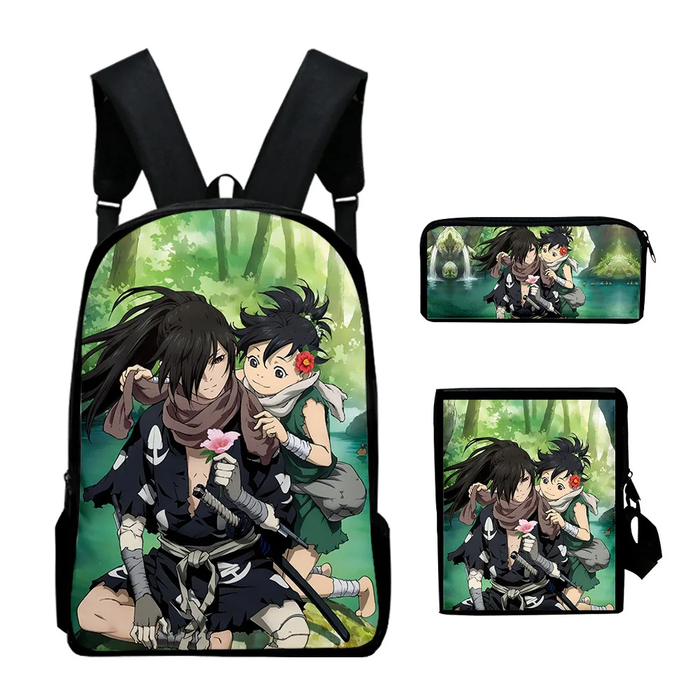Harajuku Novelty Cool Dororo 3D Print 3pcs/Set pupil School Bags Laptop Daypack Backpack Inclined shoulder bag Pencil Case
Harajuku Novelty Cool Dororo 3D Print 3pcs/Set pupil School Bags Laptop Daypack Backpack Inclined shoulder bag Pencil Case