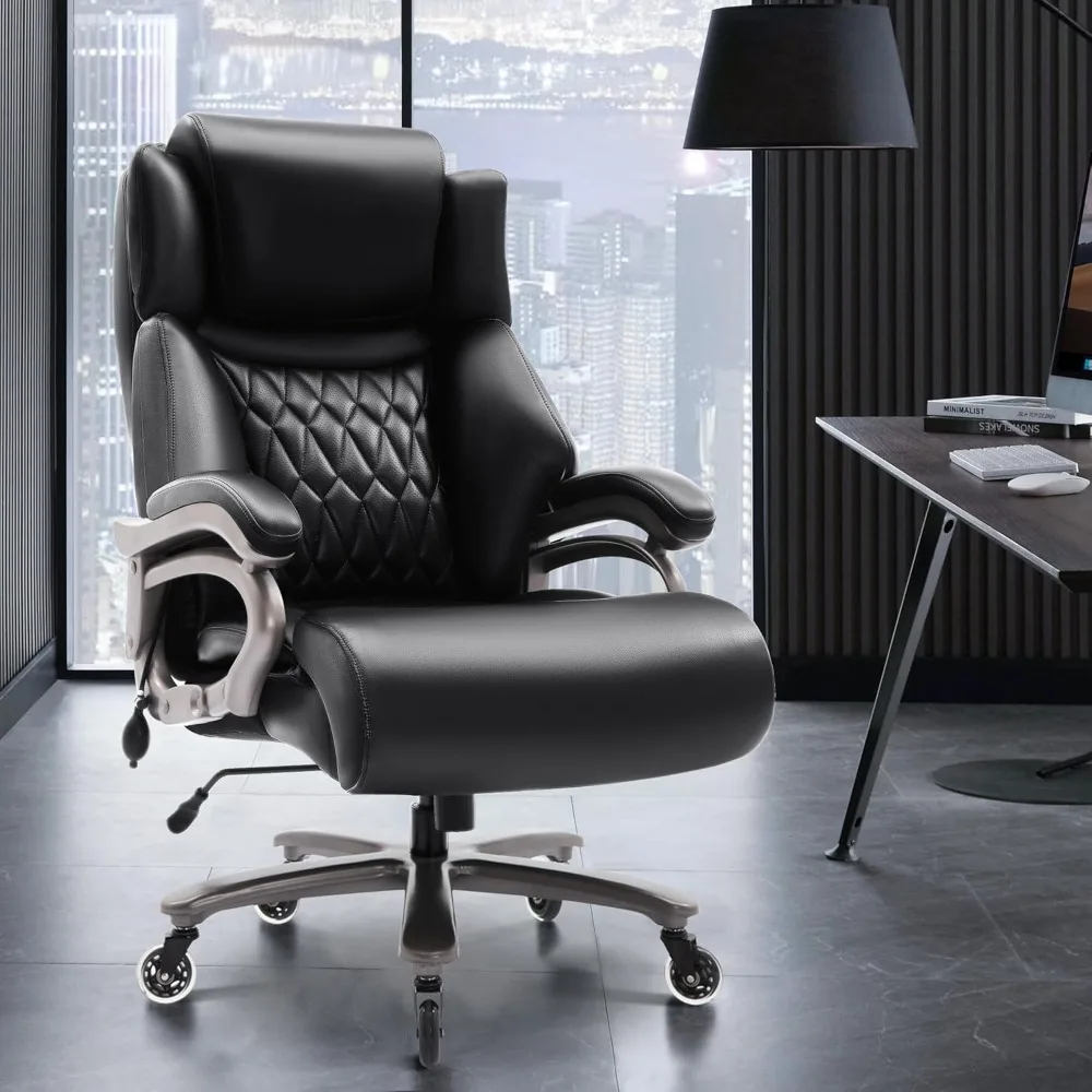 400lbs - Adjustable Lumbar Support Quiet Rubber Wheels Heavy Duty Metal Base, , Thick Padded Ergonomic Chair for Office
400lbs - Adjustable Lumbar Support Quiet Rubber Wheels Heavy Duty Metal Base, , Thick Padded Ergonomic Chair for Office