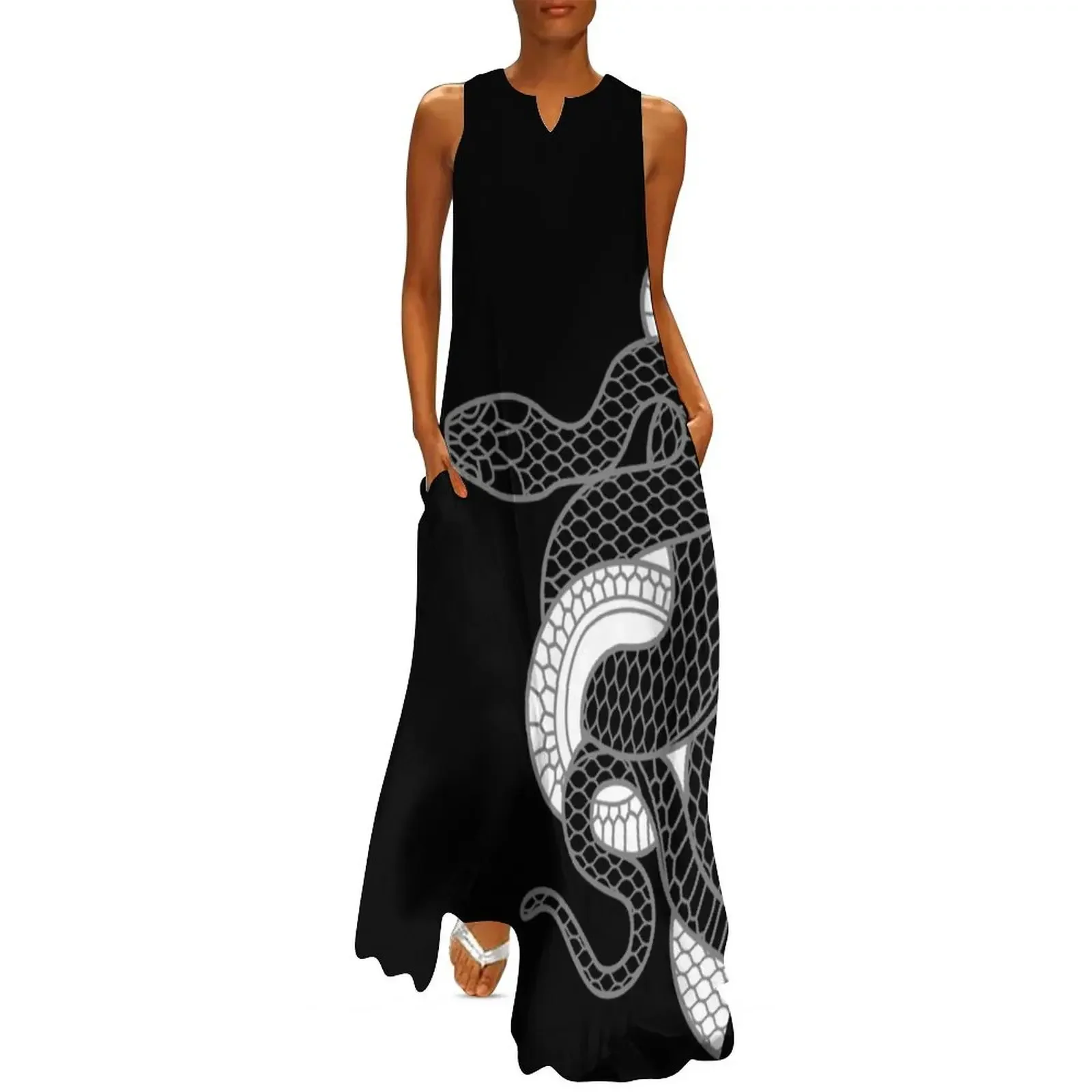 Snake Long Dress Long dress woman Women's summer dress elegant dresses plus sizes
Snake Long Dress Long dress woman Women's summer dress elegant dresses plus sizes