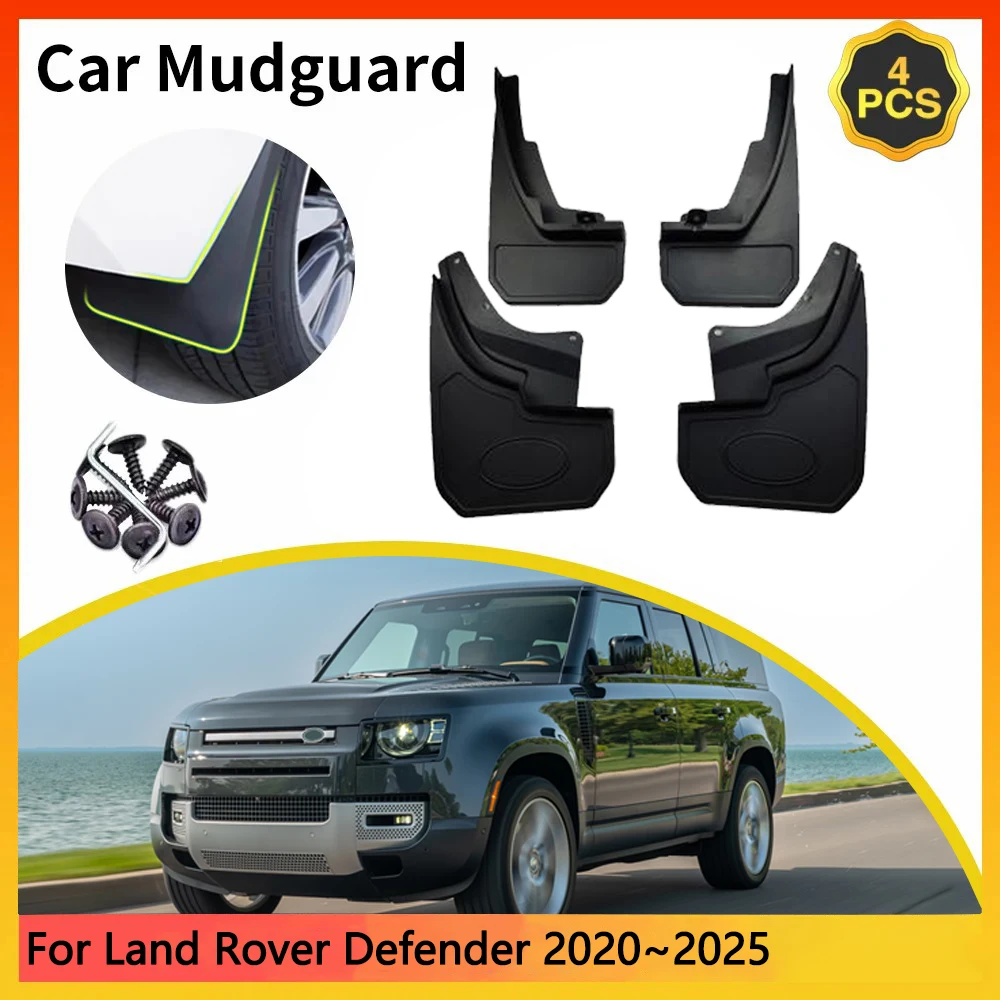 For Land Rover Defender 130 2020~2025 2021 2022 2024 L663 5 doors Car Mudguards Mudflap Mudguard Splash Guards Mud Flaps Fender
For Land Rover Defender 130 2020~2025 2021 2022 2024 L663 5 doors Car Mudguards Mudflap Mudguard Splash Guards Mud Flaps Fender