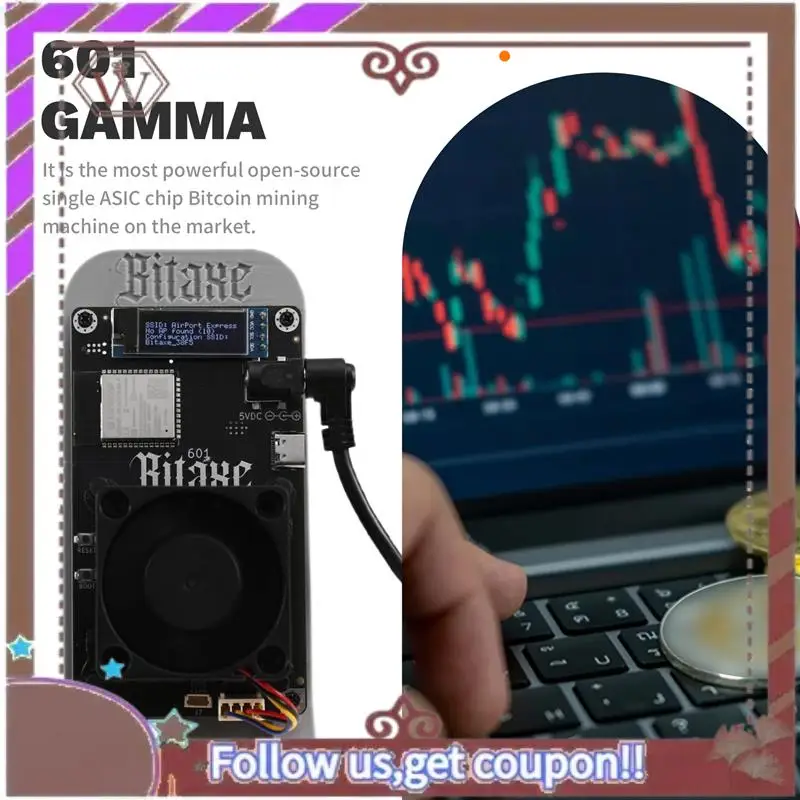 ABBG-Bitaxe Gamma 601 1.2TH/S BTC Solo Miner 18-22 Вт BM1370 Asic Chip от Antminer S21 Pro Bitcoin Crypto Miner Серый вилка AU
ABBG-Bitaxe Gamma 601 1.2TH/S BTC Solo Miner 18-22 Вт BM1370 Asic Chip от Antminer S21 Pro Bitcoin Crypto Miner Серый вилка AU