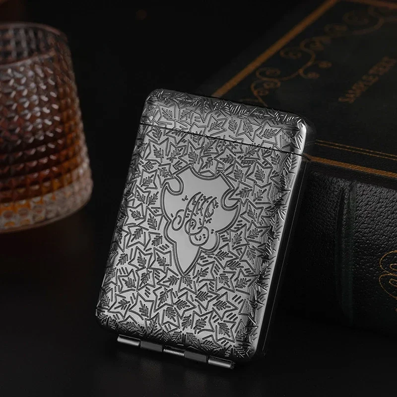 Metal Cigarette Case Hold 20 Sticks Leather Cigarette Box Storage Cover Gift Leather Smoking Accessories Mens Metal Cigarette
Metal Cigarette Case Hold 20 Sticks Leather Cigarette Box Storage Cover Gift Leather Smoking Accessories Mens Metal Cigarette