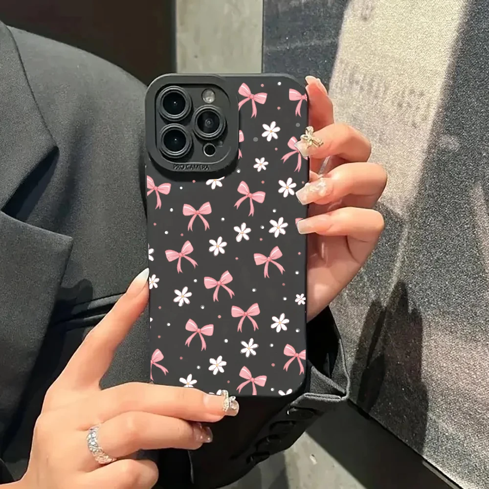 Fresh Flower Bow SPhone Case For iPhone 13 12 15 14 11 16 17 Pro Max XS XR 7 8 Plus Silicone TPU High-end Shockproof Soft Cover
Fresh Flower Bow SPhone Case For iPhone 13 12 15 14 11 16 17 Pro Max XS XR 7 8 Plus Silicone TPU High-end Shockproof Soft Cover