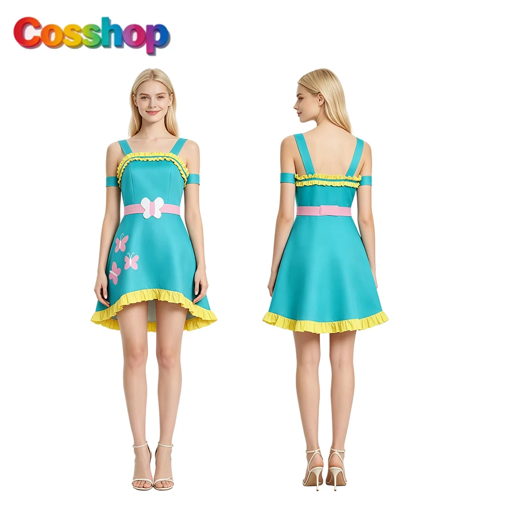 Cartoon Little Horse Cosplay Fluttershy Blue Dress Stage Uniform Full Set Adult Women Performance Halloween Carnival Party
Cartoon Little Horse Cosplay Fluttershy Blue Dress Stage Uniform Full Set Adult Women Performance Halloween Carnival Party