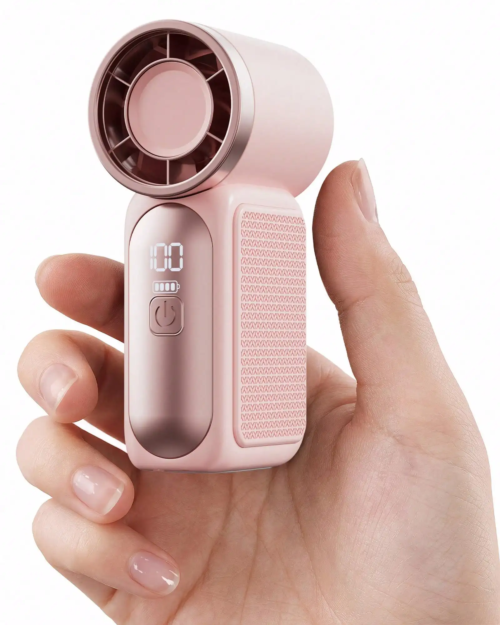 Black Portable Handheld Mini Fan 6 Speeds 16900RPM High Velocity with LED Power Display USB Rechargeable Equipped Lanyard Personal Cooling Fan for Makeup Travel Outdoor Ideal Gift for Women Girls
Black Portable Handheld Mini Fan 6 Speeds 16900RPM High Velocity with LED Power Display USB Rechargeable Equipped Lanyard Personal Cooling Fan for Makeup Travel Outdoor Ideal Gift for Women Girls