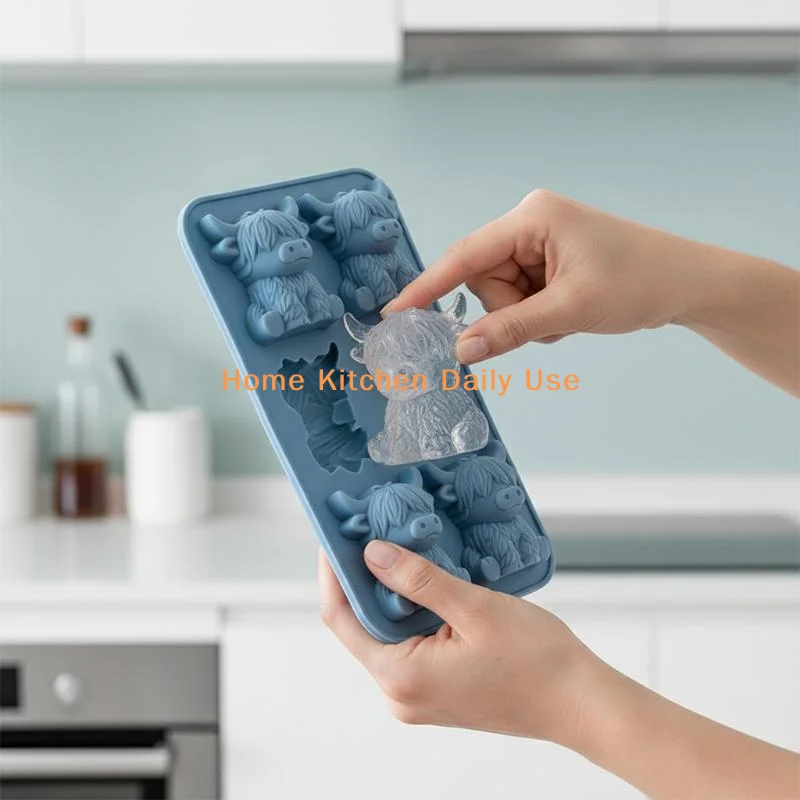 Highland Cow Ice Cube Mold Silicone 3D Fondant Chocolate Candy Candle Mould for Party DIY Kitchen Baking Animal Lovers Gift
Highland Cow Ice Cube Mold Silicone 3D Fondant Chocolate Candy Candle Mould for Party DIY Kitchen Baking Animal Lovers Gift