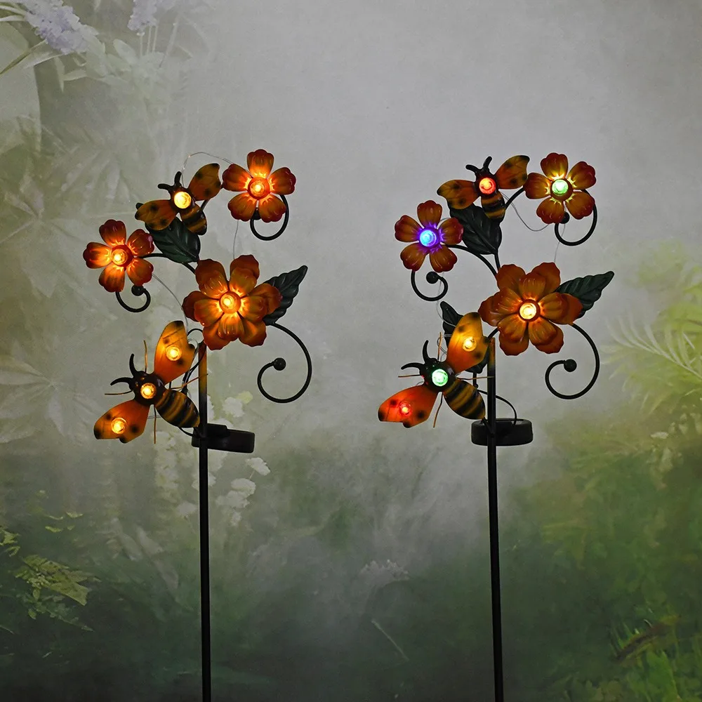 Solar LED Butterfly bee Flower Light Outdoor Iron Butterfly Lawn Lamp Garden Waterproof Landscape For Home Pathway Party Decor
Solar LED Butterfly bee Flower Light Outdoor Iron Butterfly Lawn Lamp Garden Waterproof Landscape For Home Pathway Party Decor