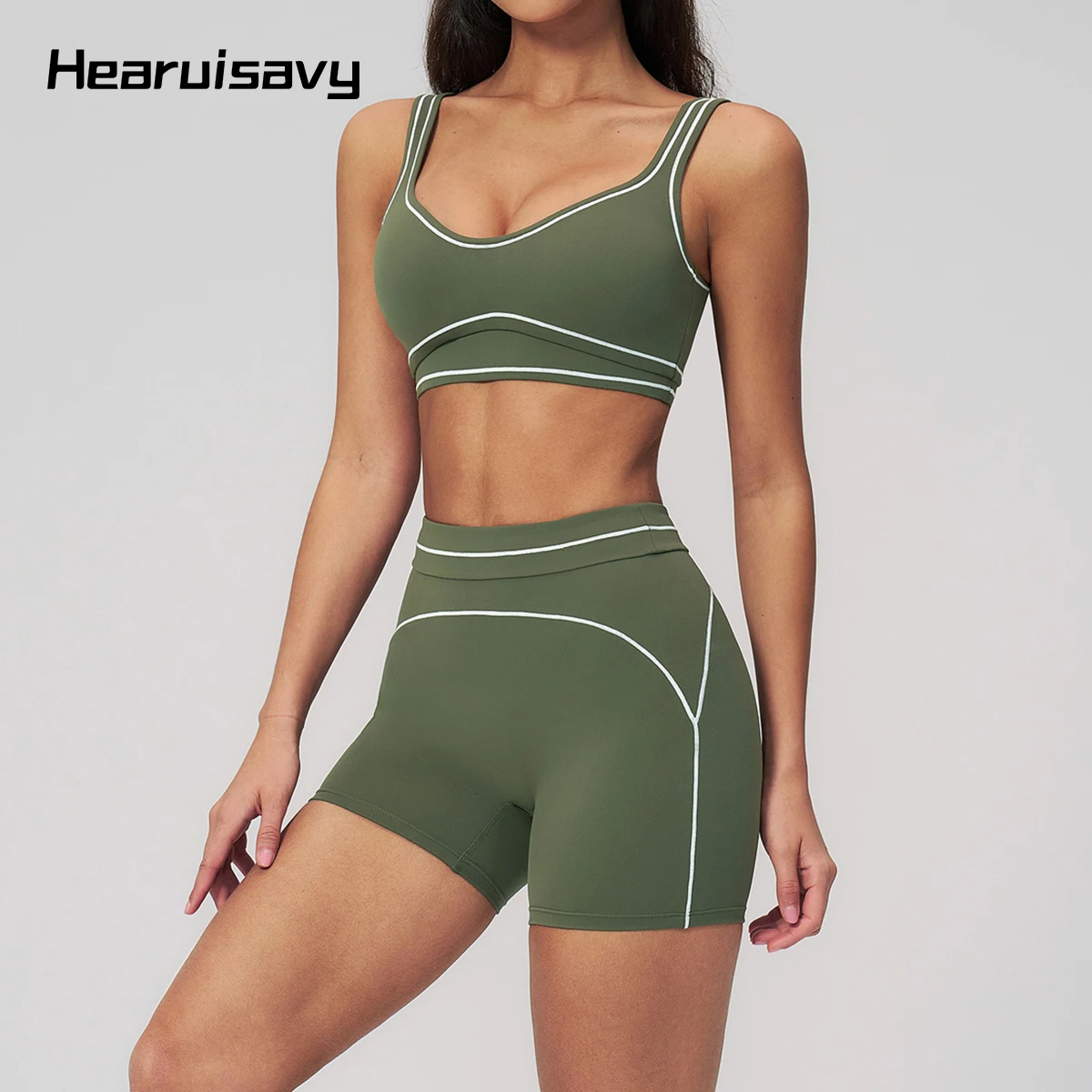 Hearuisavy Summer Yoga Set 2Pcs Women High Support Push Up Sports Top Butt-Lifting Fitness Pants Outdoor Cycling Sports Bra Suit
Hearuisavy Summer Yoga Set 2Pcs Women High Support Push Up Sports Top Butt-Lifting Fitness Pants Outdoor Cycling Sports Bra Suit